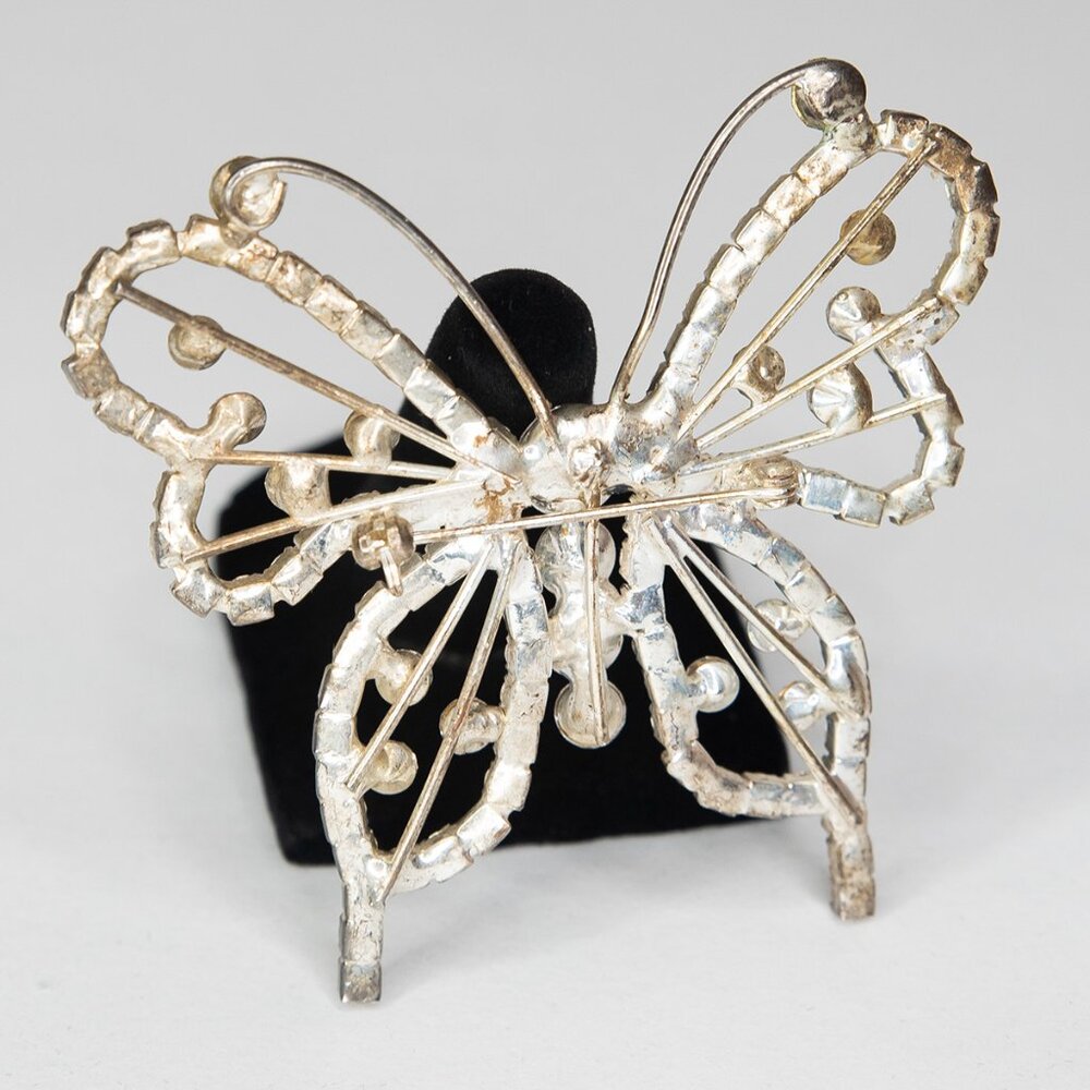 Rhinestone Butterfly Decorative Pin‎ Brooch - Picture 4 of 8